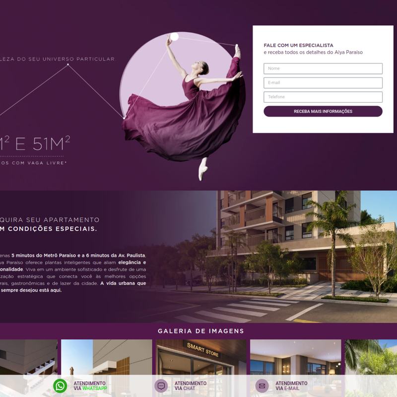 Site publicado: Alya Paraíso
