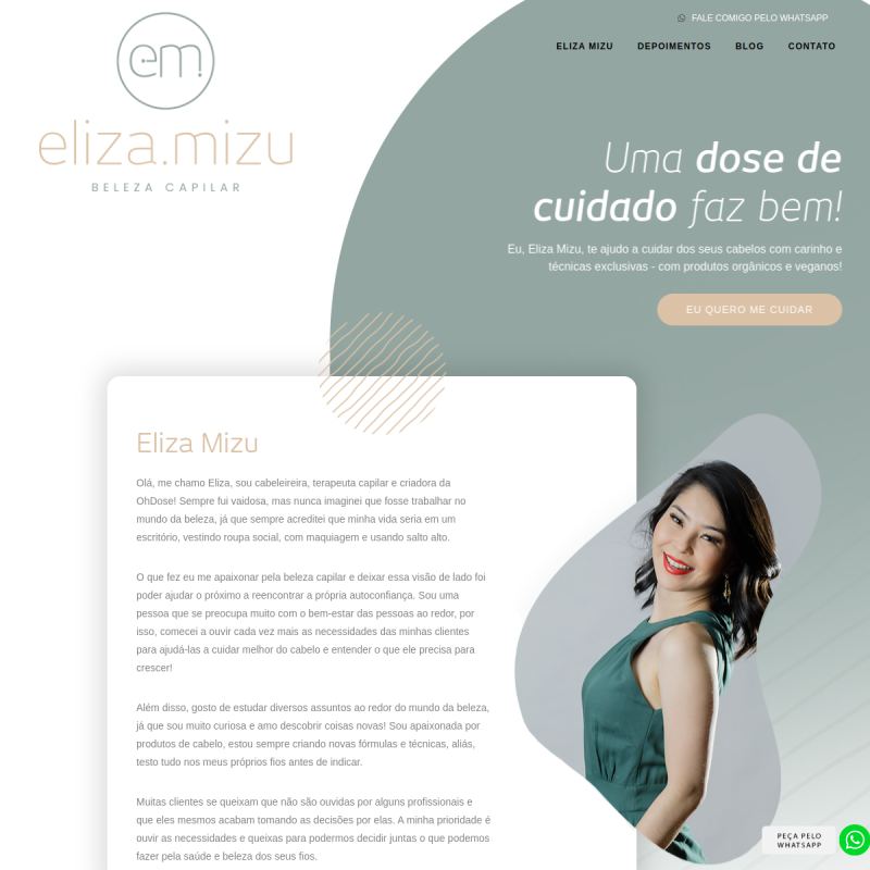 Site publicado: Eliza Mizu