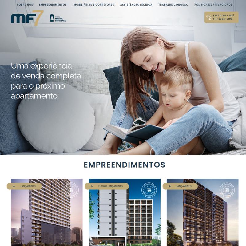 Site publicado: MF7