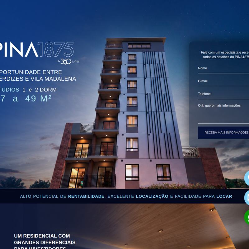 Site publicado: PINA 1875