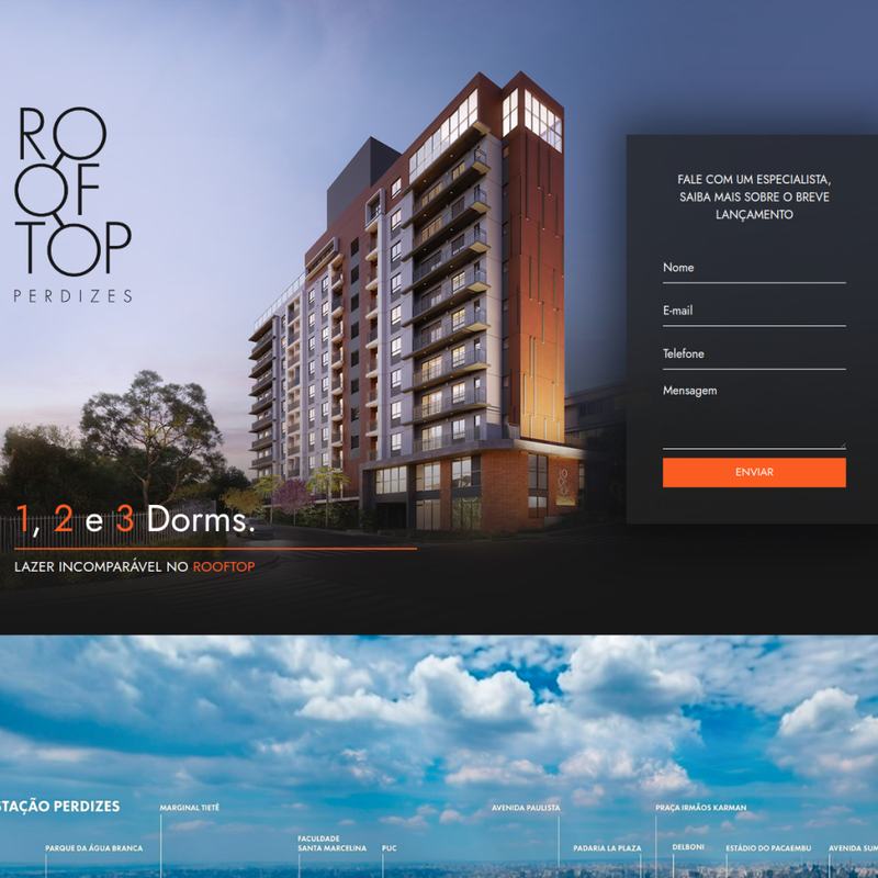 Site publicado: Rooftop Perdizes